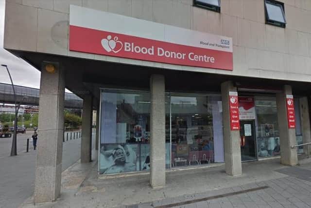 Luton Blood Donor Centre in St George's Square