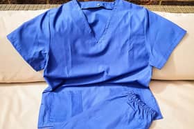 A scrub set made by the group