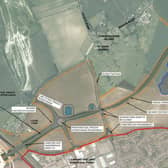 A map of the approved M1-A6 road link