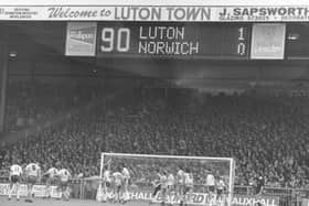 The Hatters stayed up thanks to a 1-0 win over Norwich City on the final day of the 1988-89 season