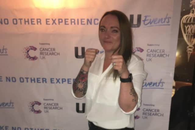 Lauren took part in the Ultra White Collar Boxing Event in Luton