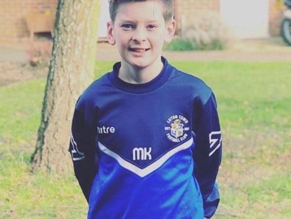 Maxwell is running to raise money for Luton Town FC Community Trust