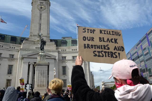 Saturday's Black Lives Matter protest in Luton (C: June Essex)