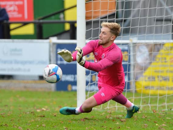 Harry Isted makes another good save against Millwall U23s last week - pic: Gareth Owen