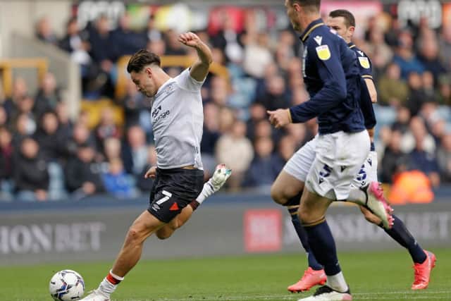Harry Cornick scores Town's second of the afternoon on Saturday