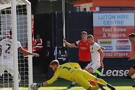 Luton go close to pulling a goal back against Hull City on their last home meeting with the Tigers in September 2019