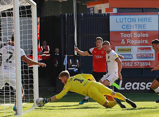 Luton go close to pulling a goal back against Hull City on their last home meeting with the Tigers in September 2019