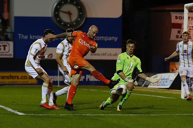 Alan McCormack in action for Luton during his playing days