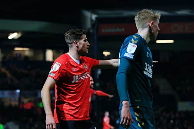 Reece Burke was one of five changes for the Hatters on Tuesday night
