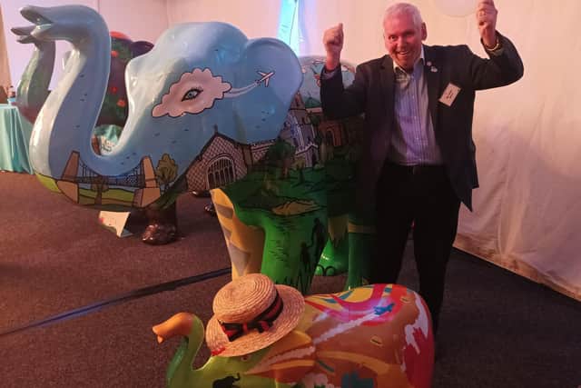 Alan Corkhill and his elephants