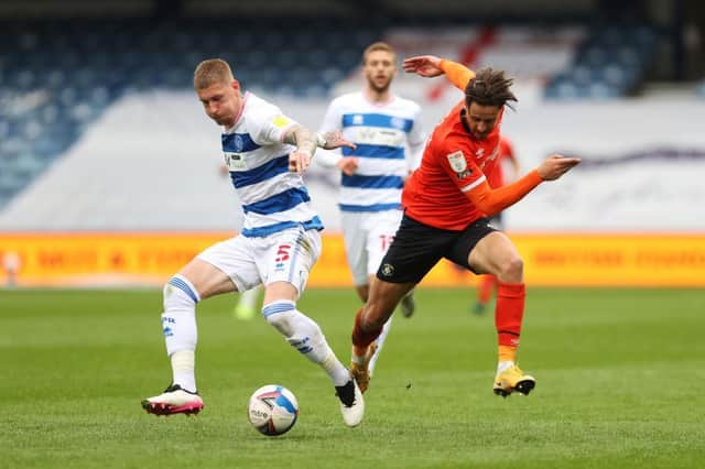 Harry Cornick looks to attack at QPR last year