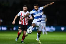 Ex-Hatter Andre Gray in action for QPR