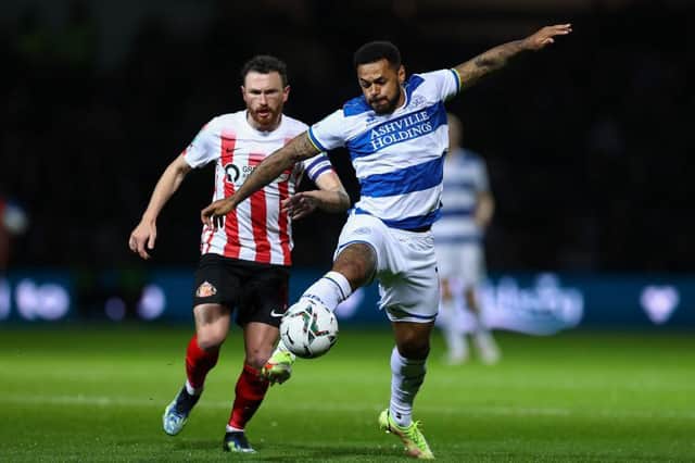 Ex-Hatter Andre Gray in action for QPR