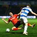 Kal Naismith wins a foul against QPR on Friday night