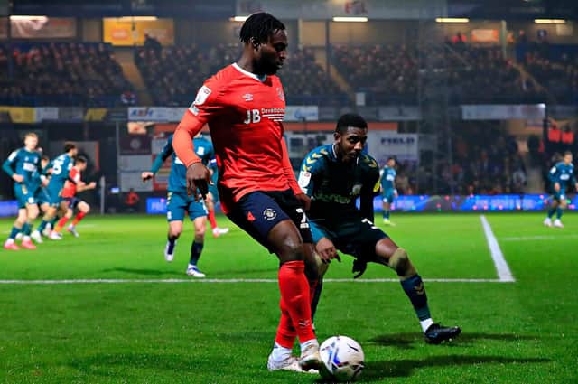 Fred Onyedinma started as a wingback for Luton at QPR