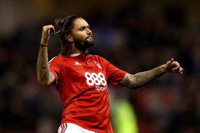 Midfielder Henri Lansbury during his time with Nottingham Forest