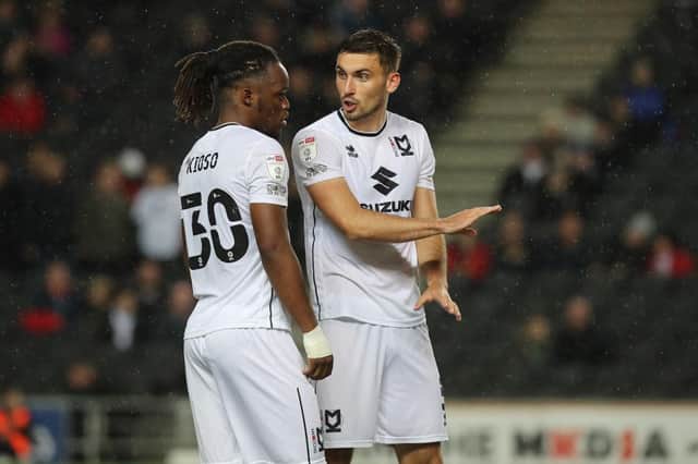 Peter Kioso is impressing during his time at MK Dons