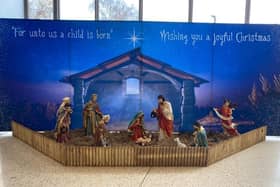 Visitors can also reflect on the true meaning of Christmas at the Nativity scene