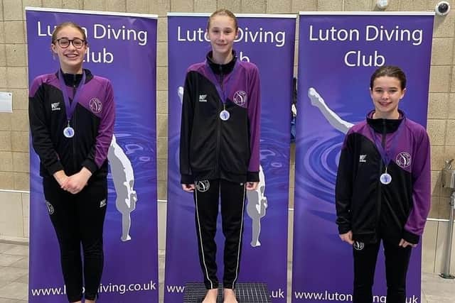 A 1,2,3 for Luton Diving Club