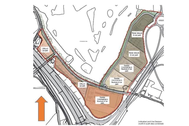 Site layout for Newlands Park