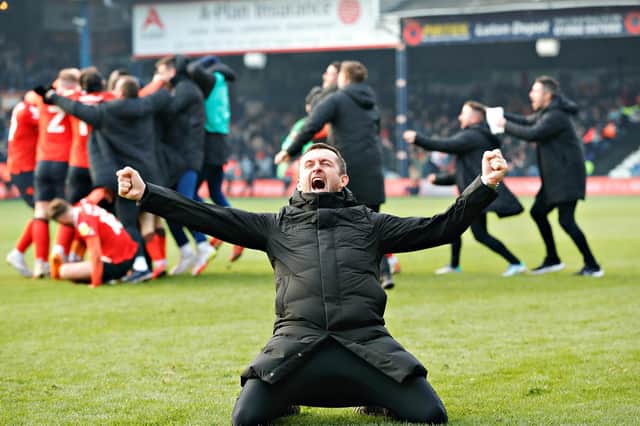 Town chief Nathan Jones revels in his side's 3-2 victory over Bournemouth