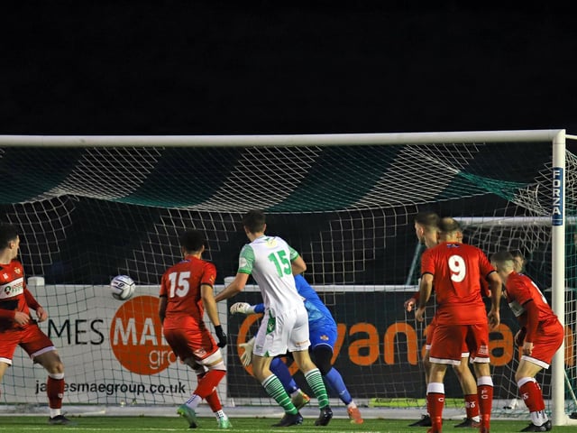 Luke Rawson scores Bradford's last gasp winner