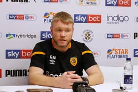 Grant McCann during his time at Hull manager