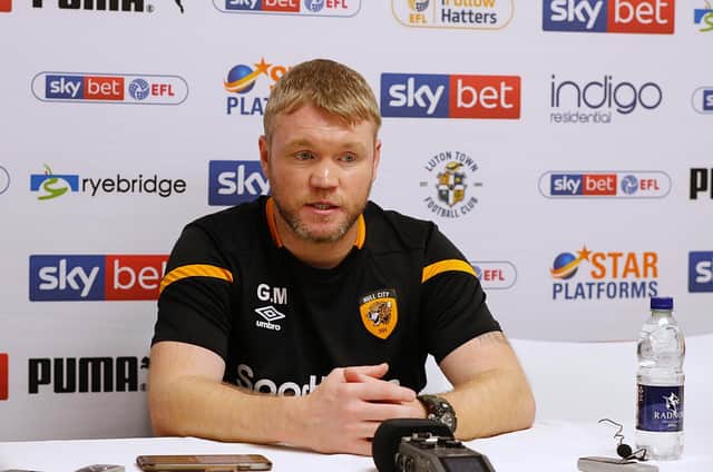 Grant McCann during his time at Hull manager