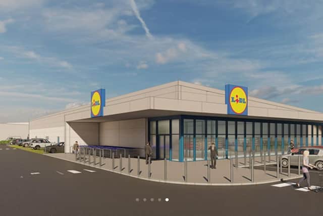 An artist's impression of the new store