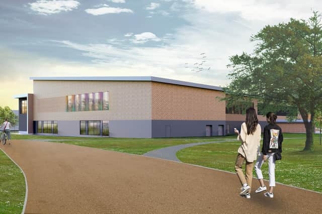 One of the views of the planned leisure centre