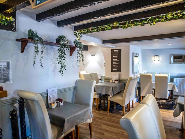 The Buttery restaurant and tearoom at the Half Moon pub in Grendon, ahead of their big reopening tomorrow (February 1, 2022). Photo by Kirsty Edmonds.