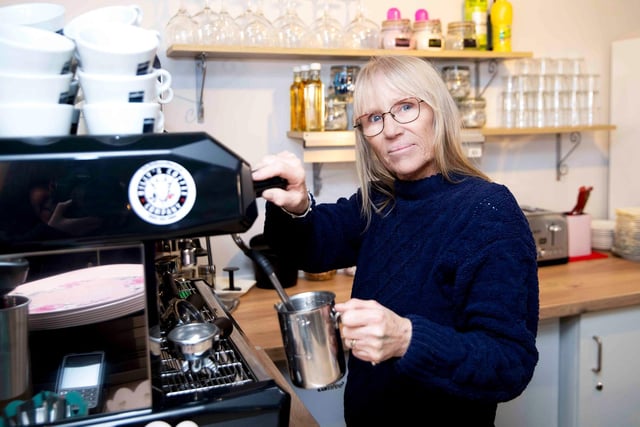 Co-owner of The Buttery tearoom, Polly Chadwick. Photo by Kirsty Edmonds.