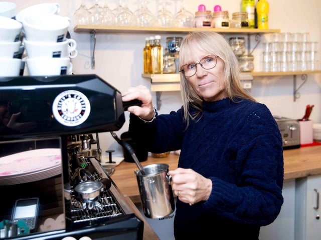 Co-owner of The Buttery tearoom, Polly Chadwick. Photo by Kirsty Edmonds.