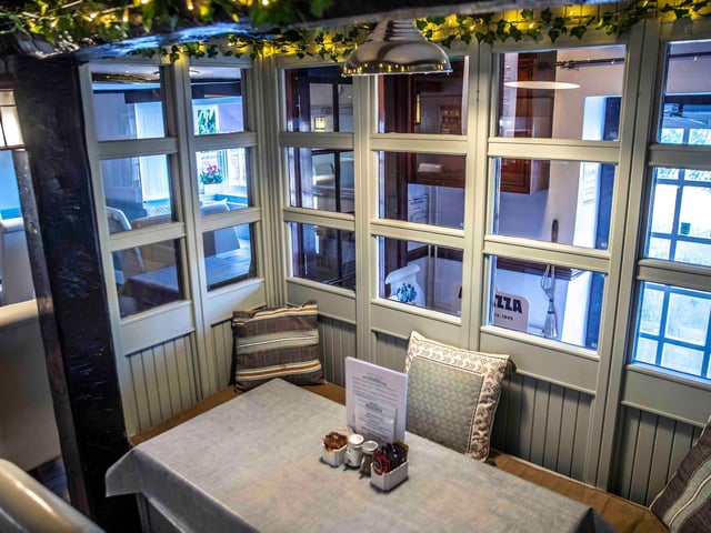 The Buttery restaurant and tearoom at the Half Moon pub in Grendon, ahead of their big reopening tomorrow (February 1, 2022). Photo by Kirsty Edmonds.