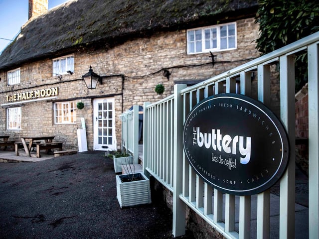 The Buttery restaurant and tearoom at the Half Moon pub in Grendon, ahead of their big reopening tomorrow (February 1, 2022). Photo by Kirsty Edmonds.