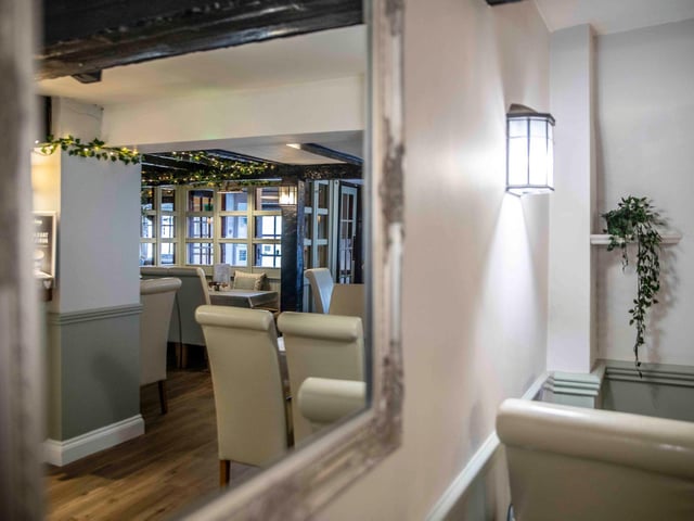 The Buttery restaurant and tearoom at the Half Moon pub in Grendon, ahead of their big reopening tomorrow (February 1, 2022). Photo by Kirsty Edmonds.