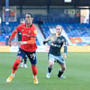 Tom Ince in action for Luton last season