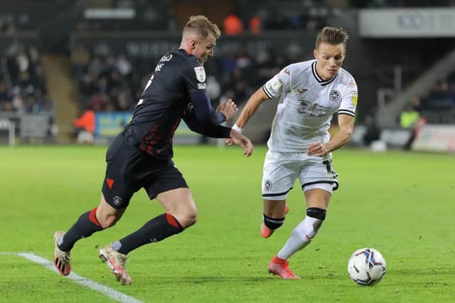 James Bree was in fine form against Swansea City on Tuesday night