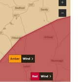 The Met Office Red Weather Warning