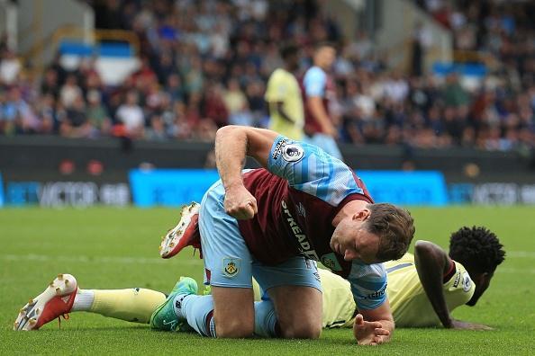 Ashley Barnes will return to Brighton with Burnley today