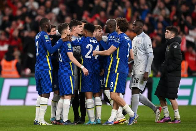 Chelsea were beaten in the Carabao Cup final on Sunday