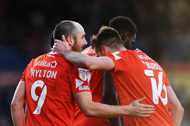 Danny Hylton's goal was enough for Luton to beat Derby County at the weekend