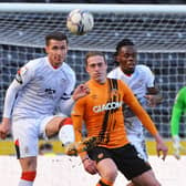 Dan Potts clears the danger against Hull City recently - pic: Gareth Owen