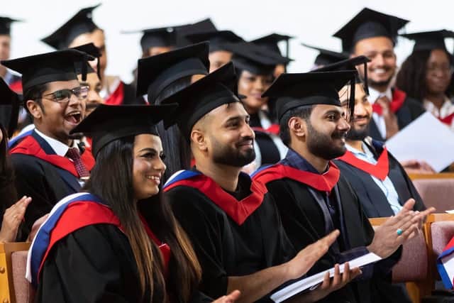 University of Bedfordshire March 2022 graduation at Luton campus