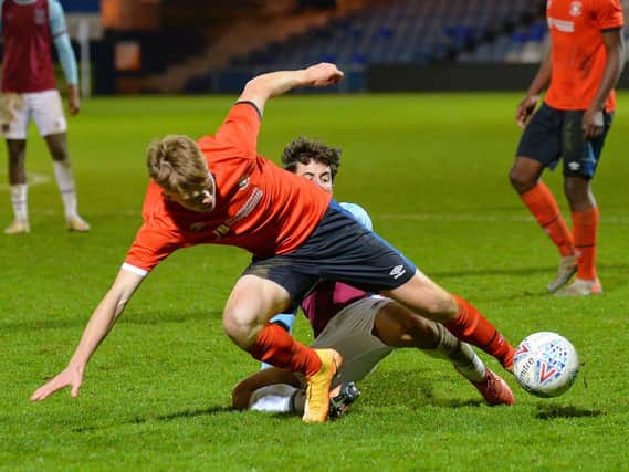 Ed McJannet scored for Luton U18s at the weekend
