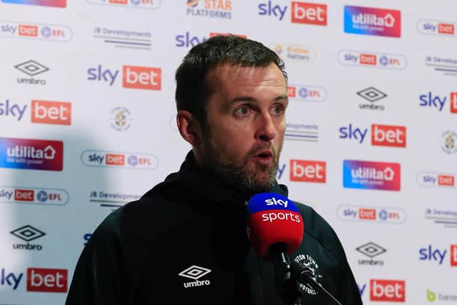Hatters boss Nathan Jones