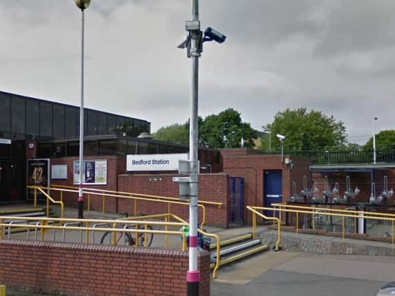 A person has been hit by a train between Luton and Bedford stations