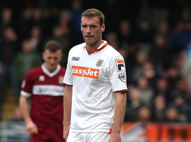 Andy Drury during his time with Luton Town