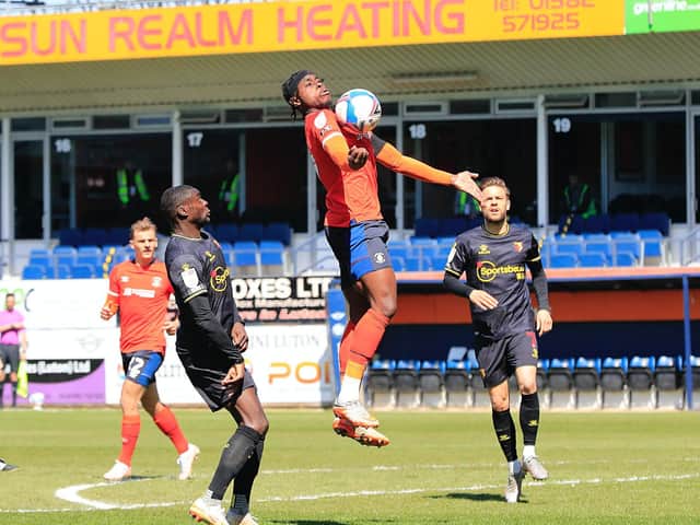 Luton midfielder Pelly-Ruddock Mpanzu