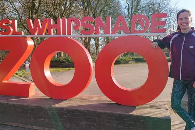 Rosie will be walking 35 miles from London Zoo to Whipsnade Zoo